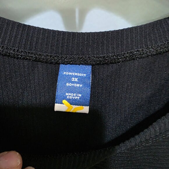 Old Navy Active Crop Tank Top Black 3X Plus Size Workout Athleisure Lightweight - Picture 3 of 8